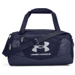 Športová taška Under Armour Undeniable 5.0 Duffle XS modrá Midnight Navy / Midnight Navy / Metallic Silver