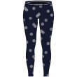 Dámske funkčné spodky Icebreaker W Mer 260 Vertex Leggings FallFlakes tmavomodrá Midnight Navy/Snow/J