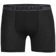Pánske boxerky Icebreaker Mens Anatomica Boxers-black