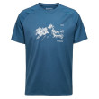 Pánske tričko Mammut Mountain T-Shirt Men 8035m modrá deep ice