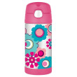 Detská termoska Thermos Funtainer - kvety ružová Flowers