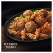 Hotové jedlo Expres menu Masové koule v rajské omáčce s fusilli