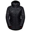 Dámska páperová bunda Mammut Broad Peak IN Hooded Jacket Women čierna/červená