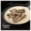 Hotové jedlo Expres menu Hovězí s křenovou omáčkou