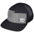 Šiltovka Ortovox Logo Air Trucker Cap čierna/sivá Black Raven