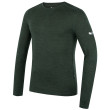 Pánske tričko Zulu Merino 160 Long tmavozelená dark green melange