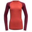 Dámske funkčné tričko Devold Duo Active Woman Shirt LS červená Beetroot