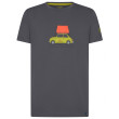 Pánske tričko La Sportiva Cinquecento T-Shirt M sivá Carbon/Kiwi