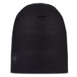 Čiapka pod helmu Buff Ecostretch Beanie čierna Solid Black