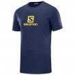Pánske triko Salomon Coton Logo SS Tee M-night sky