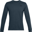 Tričko Under Armour Sportstyle Left Chest LS modrá MechanicBlue//Black