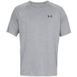 Pánske tričko Under Armour Tech SS Tee 2.0 svetlosivá Steel Light Heather/Black