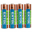 Batérie alkalické AA Extol Ultra+ 4ks