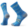 Ponožky Smartwool Hike Light Cushion Mountain Range Pattern Crew Socks modrá/svetlo modrá Laguna Blue