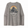 Dámske tričko Patagonia W's L/S Cap Cool Daily Graphic Shirt - Lands