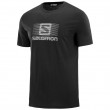 Pánske triko Salomon Blend Logo SS Tee M-black