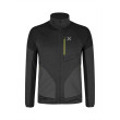 Pánska mikina Montura Thermal Grid 2 Maglia čierna BLACK/VERDE LIME