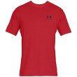 Pánske tričko Under Armour Sportstyle Left Chest SS červená red