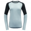 Dámske funkčné tričko Devold Jakta Merino 200 Shirt svetlo modrá