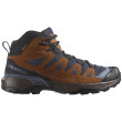 Pánske topánky Salomon X Ultra 360 Leather Mid Gore-Tex modrá Blue Nights / Caramel Cafe / Grisaille