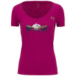 Dámske tričko Karpos Ambretta W T-Shirt ružová Cherries Jubilee