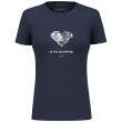 Dámske tričko Salewa Pure Heart Dry W T-Shirt modrá 3960 - navy blazer
