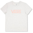 Dámske tričko Vans Wm Drop V Ss Crew-B biela White Heather