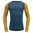 Pánske funkčné tričko Devold Duo Active Merino 205 Shirt žltá/modrá
