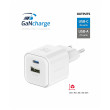 Nabíjačka Swissten TRAVEL CHARGER GaN 1x USB-C 35W PD + 1x USB-A 27W QC