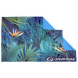 Rýchloschnúca osuška LifeVenture Printed SoftFibre Trek Towel modrá/zelená Tropical