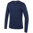 Pánske tričko Zulu Merino 160 Long tmavomodrá navy melange