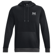 Pánska mikina Under Armour Essential Flc Novelty HD čierna black