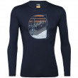 Pánske tričko Icebreaker 200 Oasis LS Crewe Mt Blanc Rise