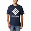 Pánske tričko Columbia CSC Basic Logo Tee tmavomodrá Collegiate Navy, CSC Stacked Logo