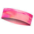 Čelenka Buff Coolnet Uv+ Slim Headband ružová/biela Sish Pink Fluor