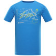 Pánske tričko Alpine Pro Dafot modrá elec. bl. lemonade