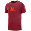 Pánske triko Salomon Coton Logo SS Tee M-biking red