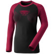 Dámske funkčné tričko Dynafit Speed Dryarn W L/S Tee červená/čierna beet red/0910