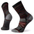 Ponožky Smartwool Hike Light Cushion Mountain Range Pattern Crew Socks čierna black