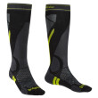 Pánske ponožky Bridgedale Ski Lightweight čierna Black/Lime/