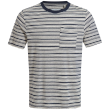 Pánske tričko Craghoppers Mollugo Short Sleeved T-Shirt biela/modrá Blue Navy Stripe