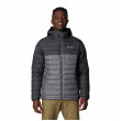 Pánska bunda Columbia Powder Lite™ II Hooded Jacket sivá/čierna City Grey, Shark