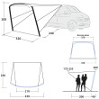 Nafukovací prístrešok Outwell Touring Canopy Air