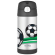 Detská termoska Thermos Funtainer čierna Football