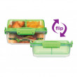 Box na potraviny Sistema Square Lunch Stack TO GO 1,24l