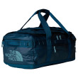 Cestovná taška The North Face Base Camp Voyager Duffel 62l čierna MIDNIGHT PETROL/ALGAE B