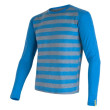 Pánske funkčné tričko Sensor Pánske funkčné tričko Sensor Merino Wool Active dl.r. modrá BlueStripes