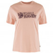 Dámske tričko Fjällräven Lush Logo T-shirt W svetlo ružová
