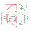 Turistický stan Coleman Laramie 3 BlackOut