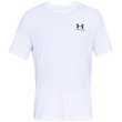 Pánske tričko Under Armour Sportstyle Left Chest SS biela White